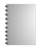 Broschüre mit Metall-Spiralbindung, Endformat DIN A7, 104-seitig