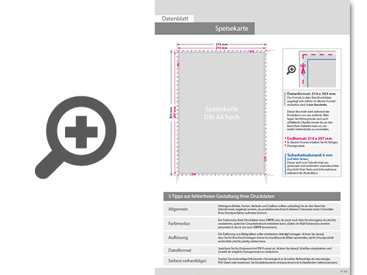 Product Bild speisekarte_mit_3-fach_drahtheftung__endformat_din_a4__20-seitig